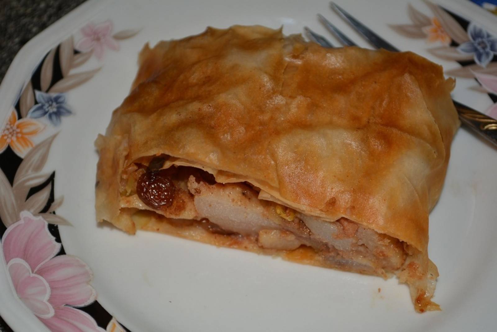 Quitten-Birnen-Apfelstrudel