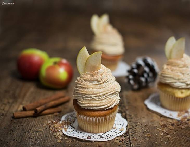 Bratapfel Cupcakes Bratapfel Cupcakes