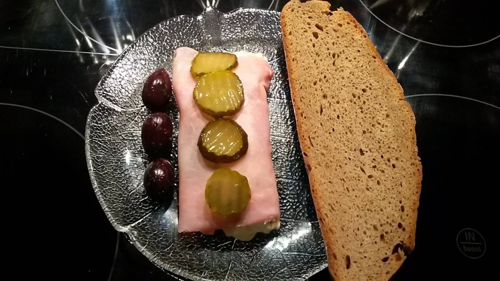 Schinkenrolle mit Kräutergervais