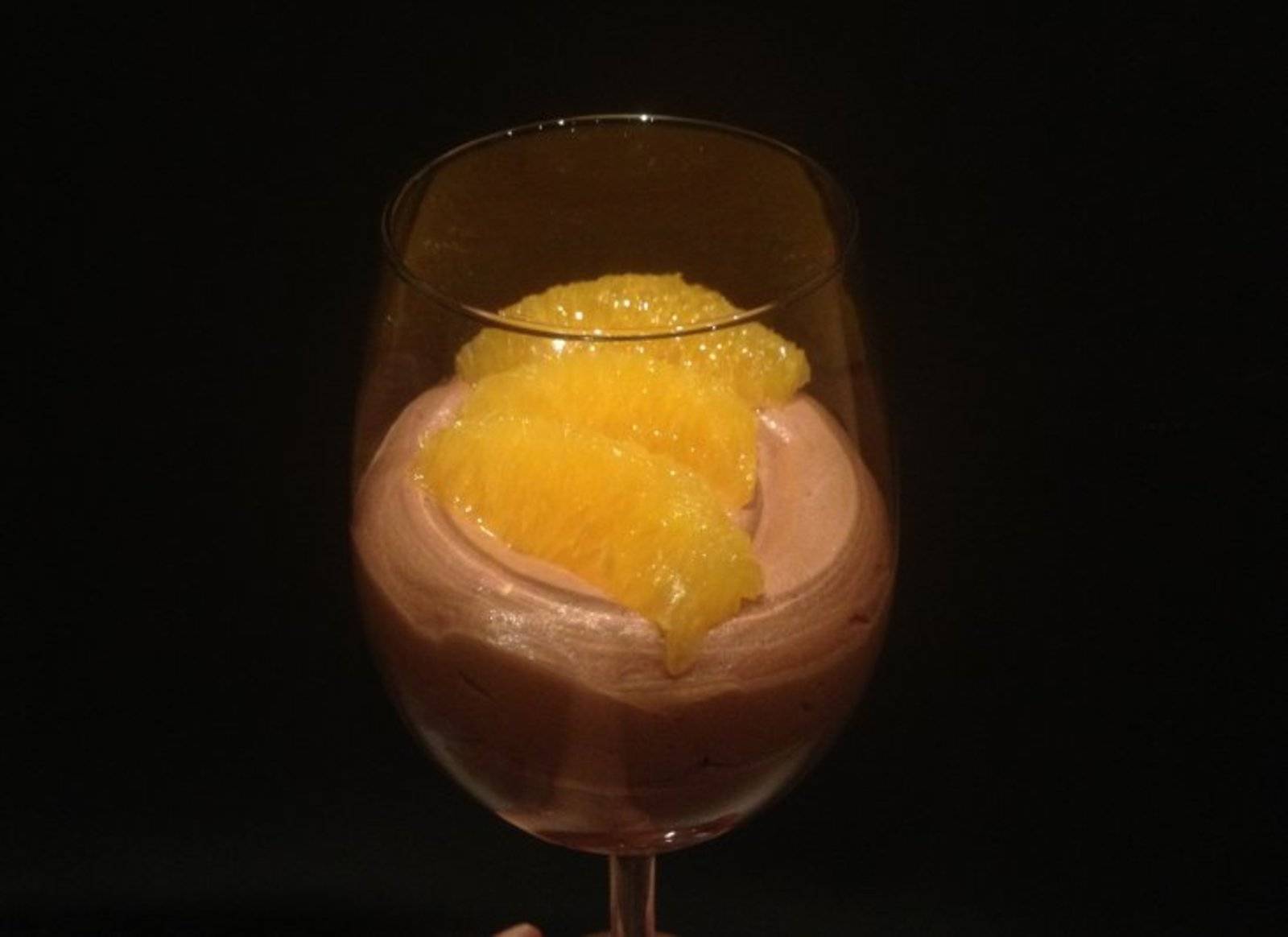 Schokoladenmousse mit Cointreau