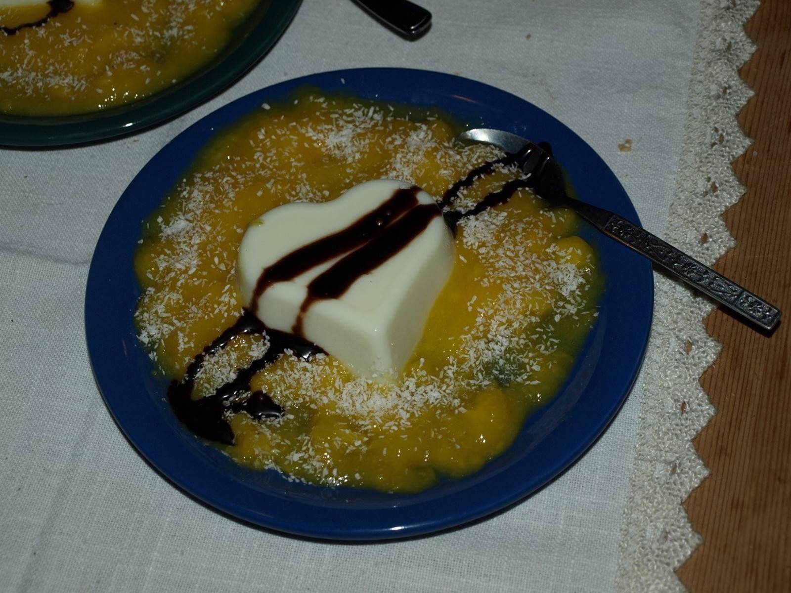 Kokospudding mit Mangocreme Rezept - ichkoche.de