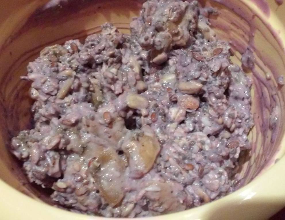 Overnight Oats mit Brombeerjoghurt Overnight Oats mit Brombeerjoghurt