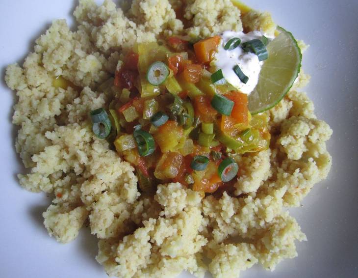 Couscous mit Gemüseragout