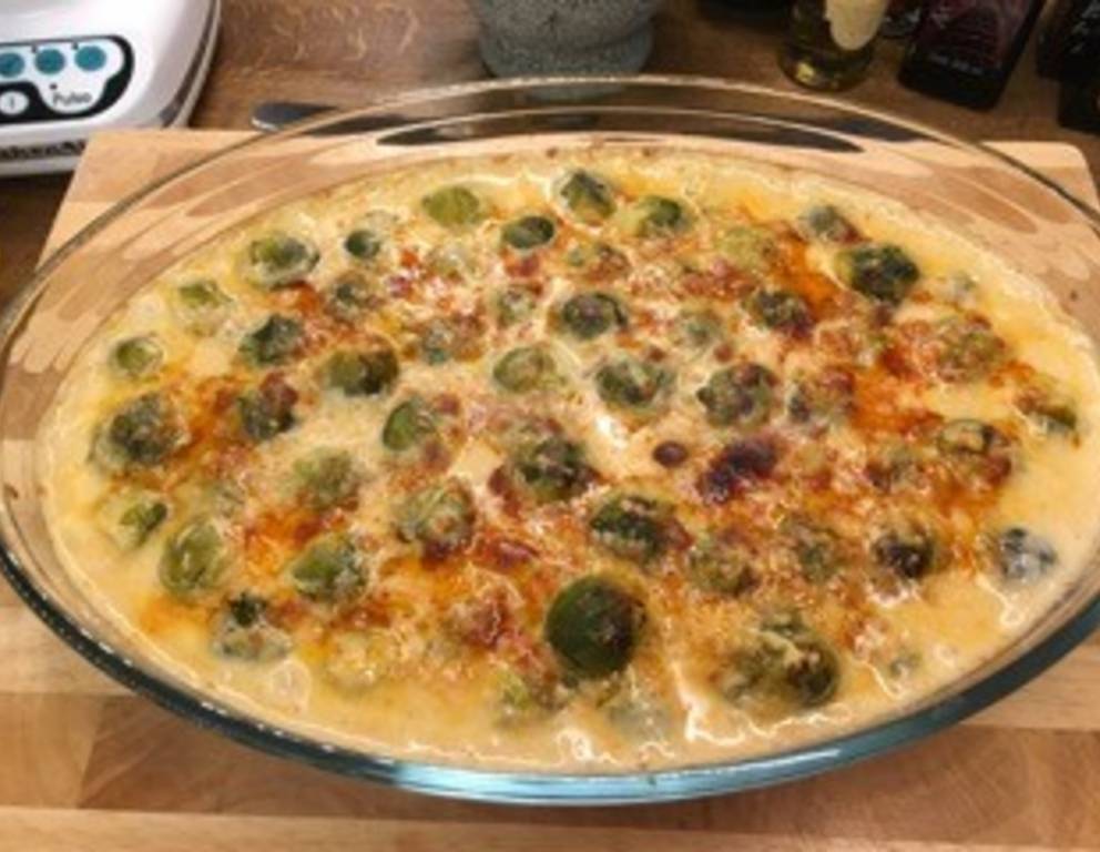 Kohlsprossenauflauf Kohlsprossenauflauf