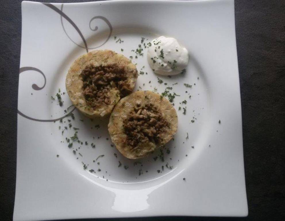 Gefüllte Serviettenschnitten Gefüllte Serviettenschnitten