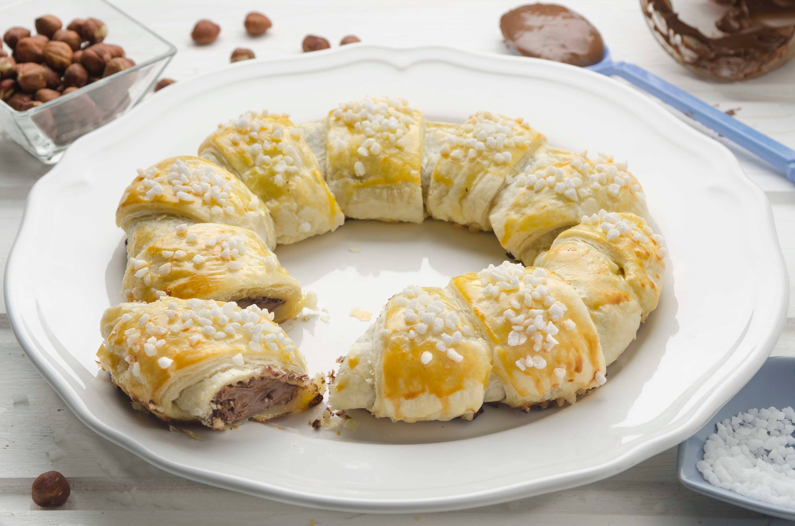 Nuss-Nougat-Kranz Rezept