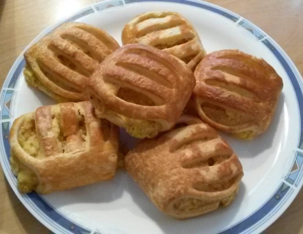 Apfeltaschen mit Eierlikör Apfeltaschen mit Eierlikör