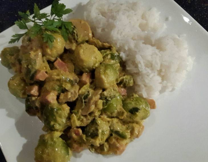 Kohlsprossen-Curry Kohlsprossen-Curry
