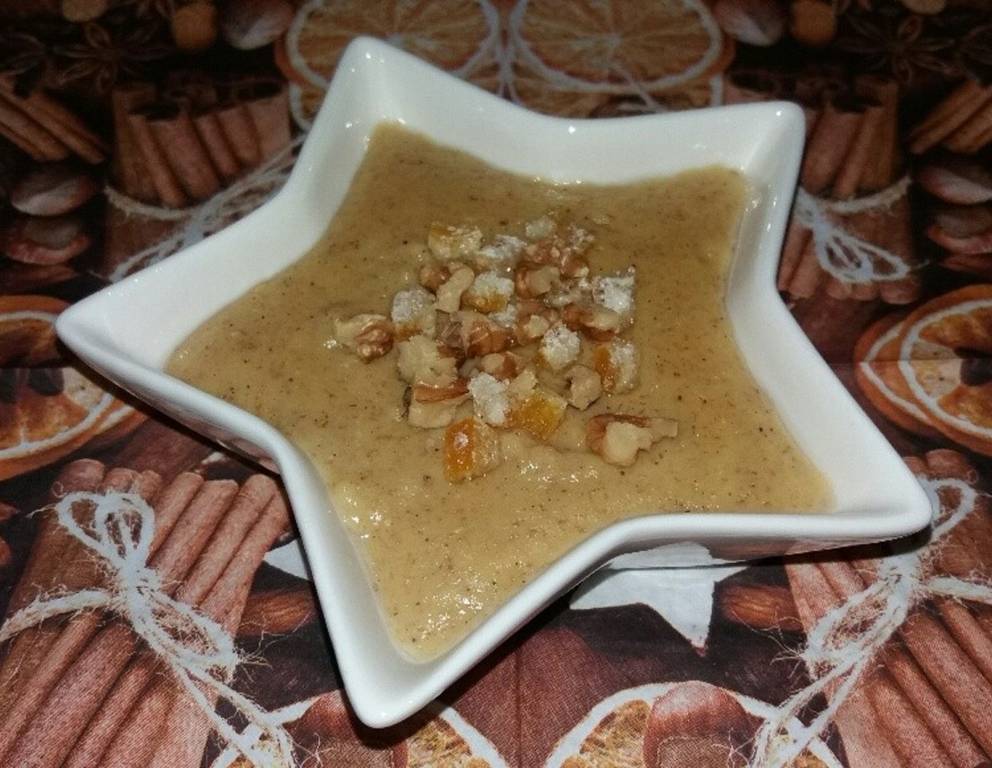 Winterliches Dinkelgrießkoch Winterliches Dinkelgrießkoch