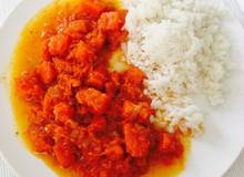 Kürbisgemüse mit Reis Kürbisgemüse mit Reis