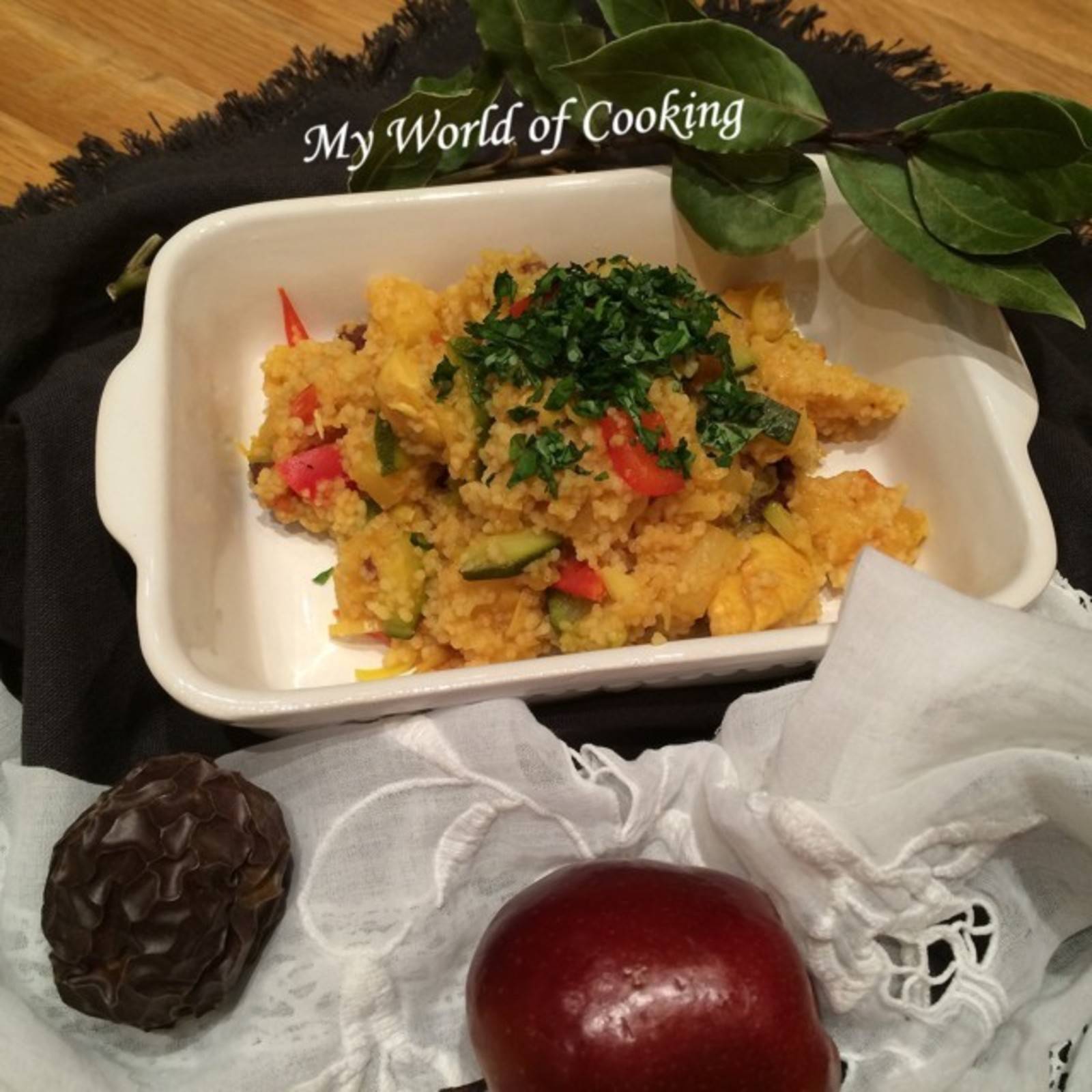 Huhn mit Gemüse und Couscous Rezept - ichkoche.de Huhn mit Gemüse und Couscous Rezept - ichkoche.de