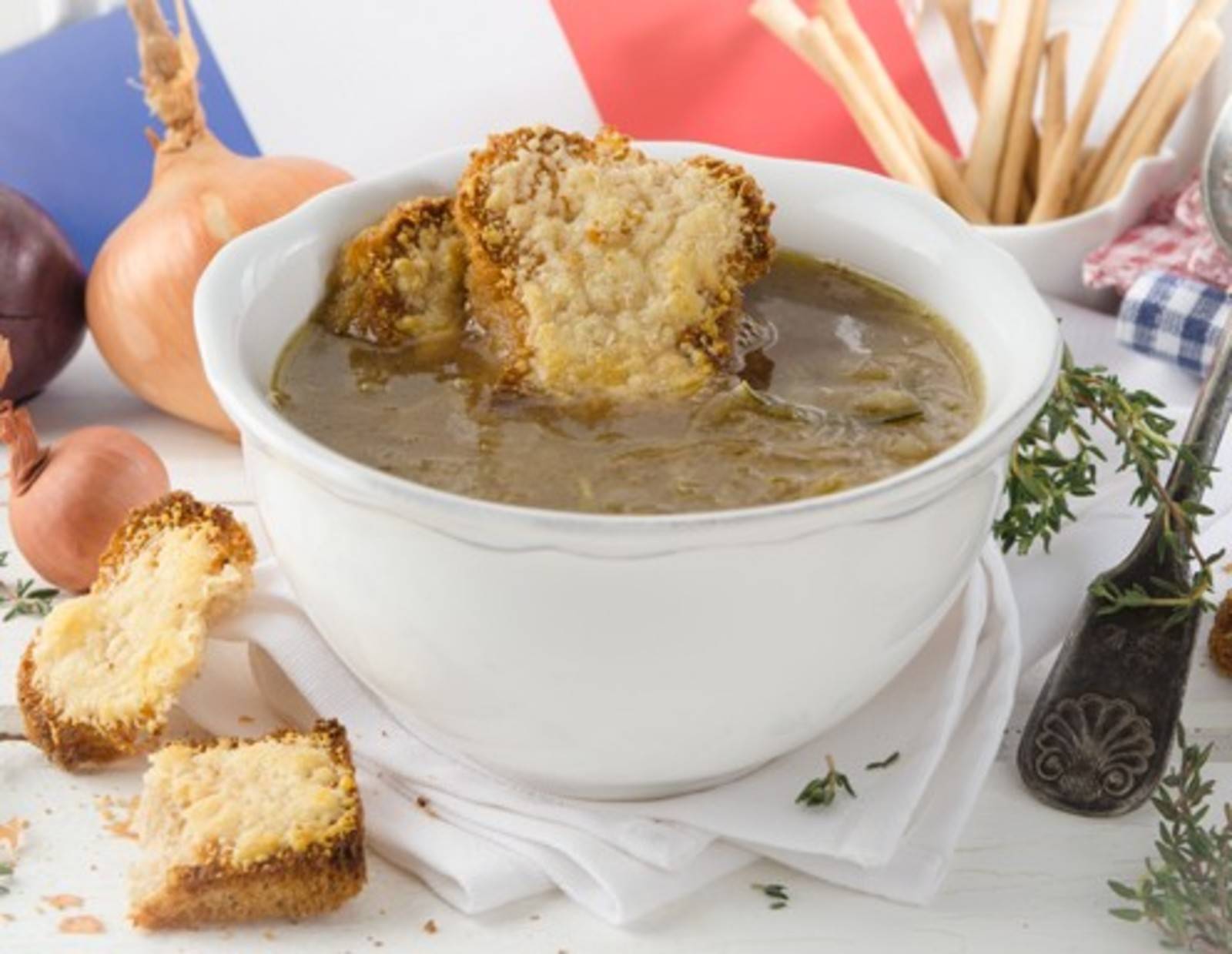 Französische Zwiebelsuppe Rezept