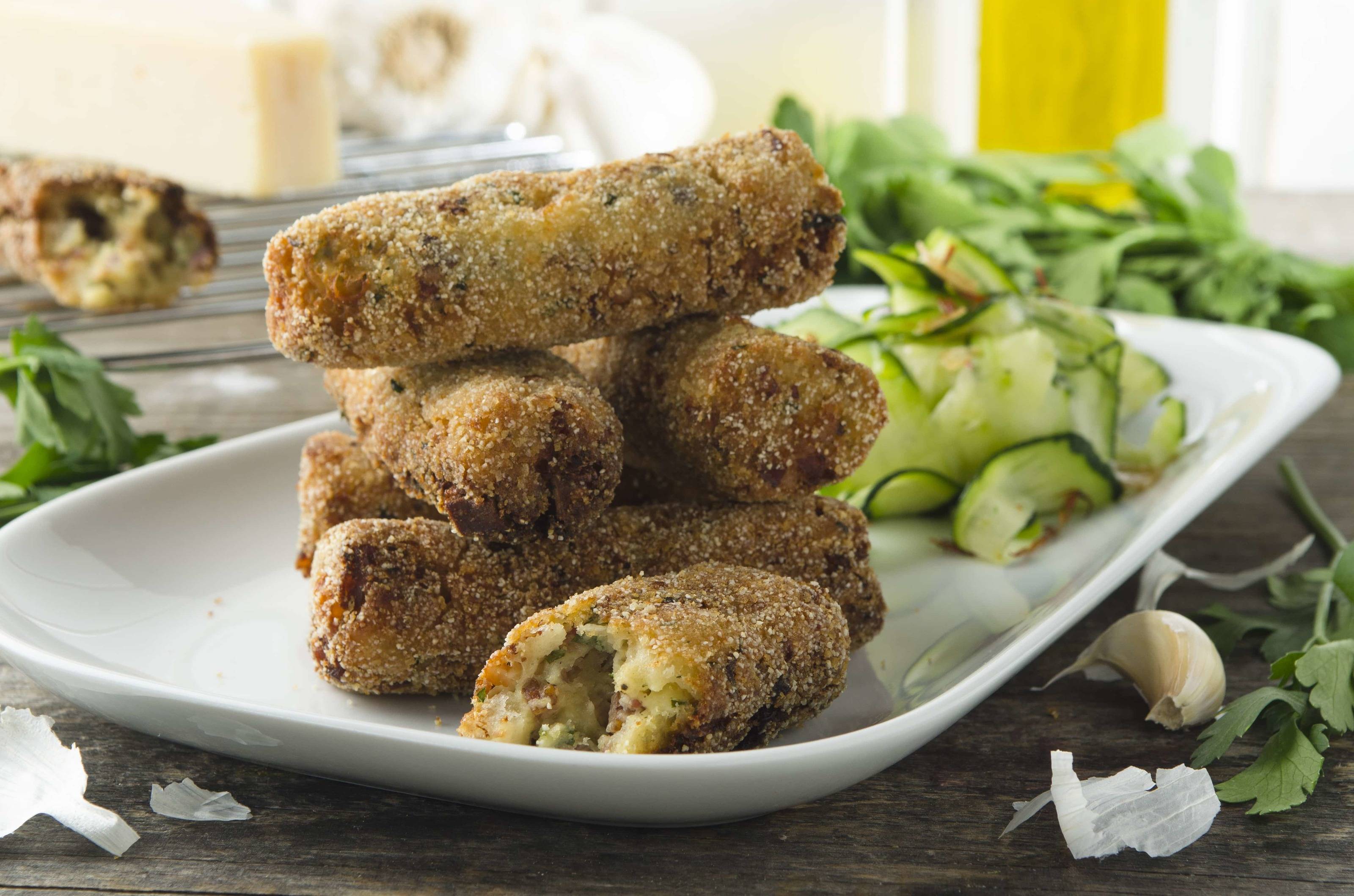 Kroketten aus der Heißluftfritteuse Rezept - ichkoche.de Kroketten aus der Heißluftfritteuse Rezept - ichkoche.de