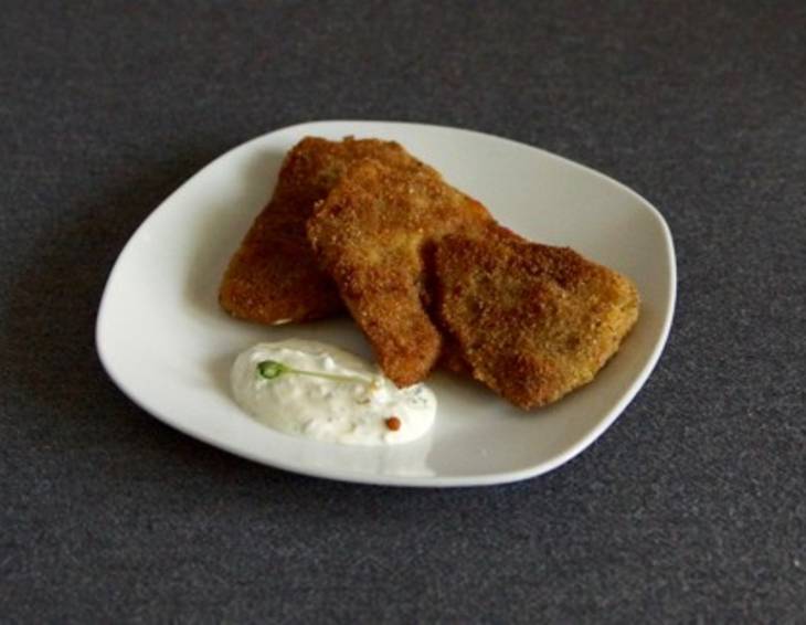 Gebackene Kürbis-Schnitzel