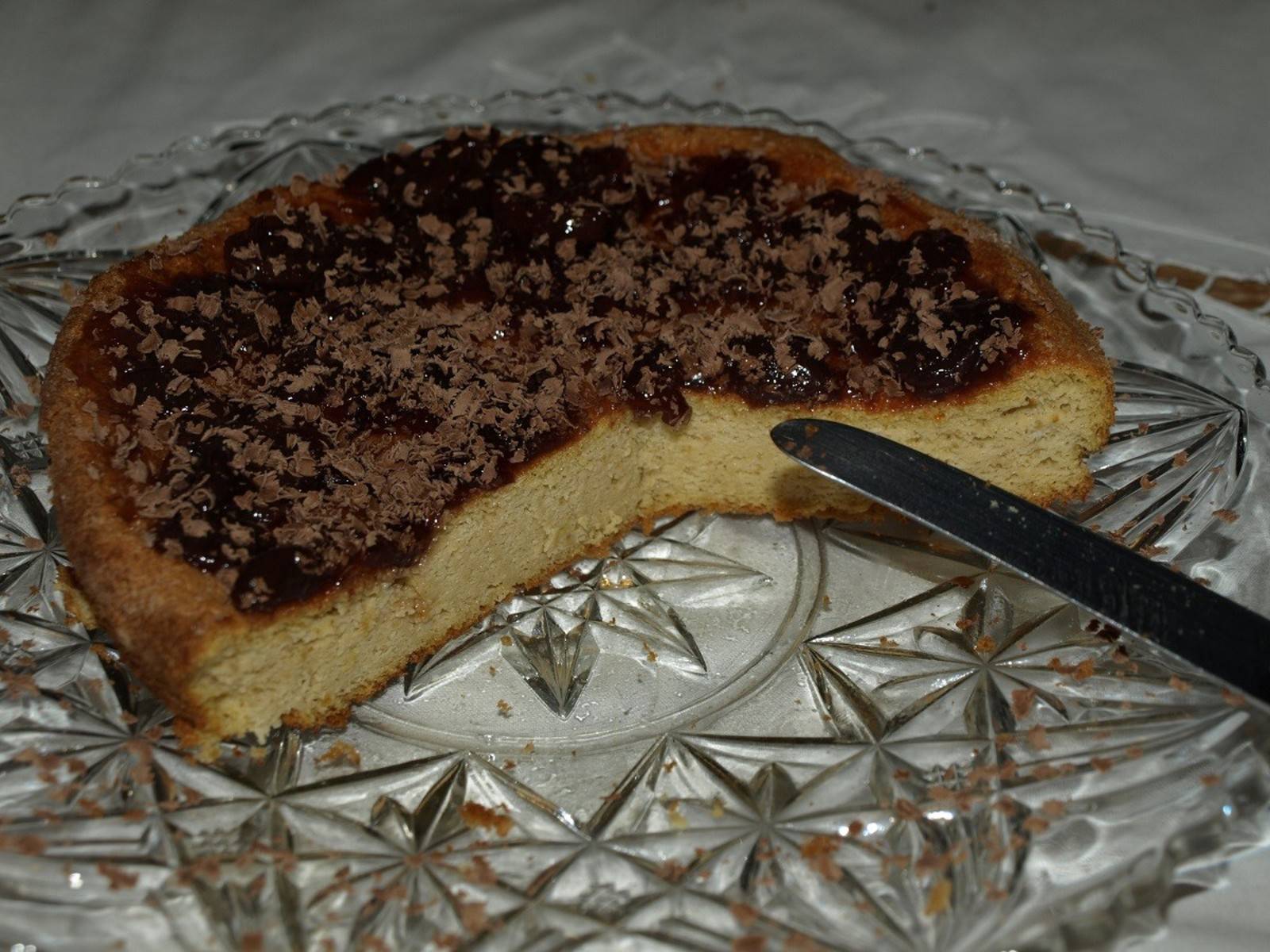 Eierlikör-Mandelmehltorte