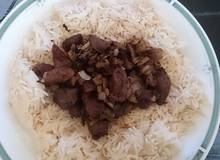 Leber geröstet Leber geröstet