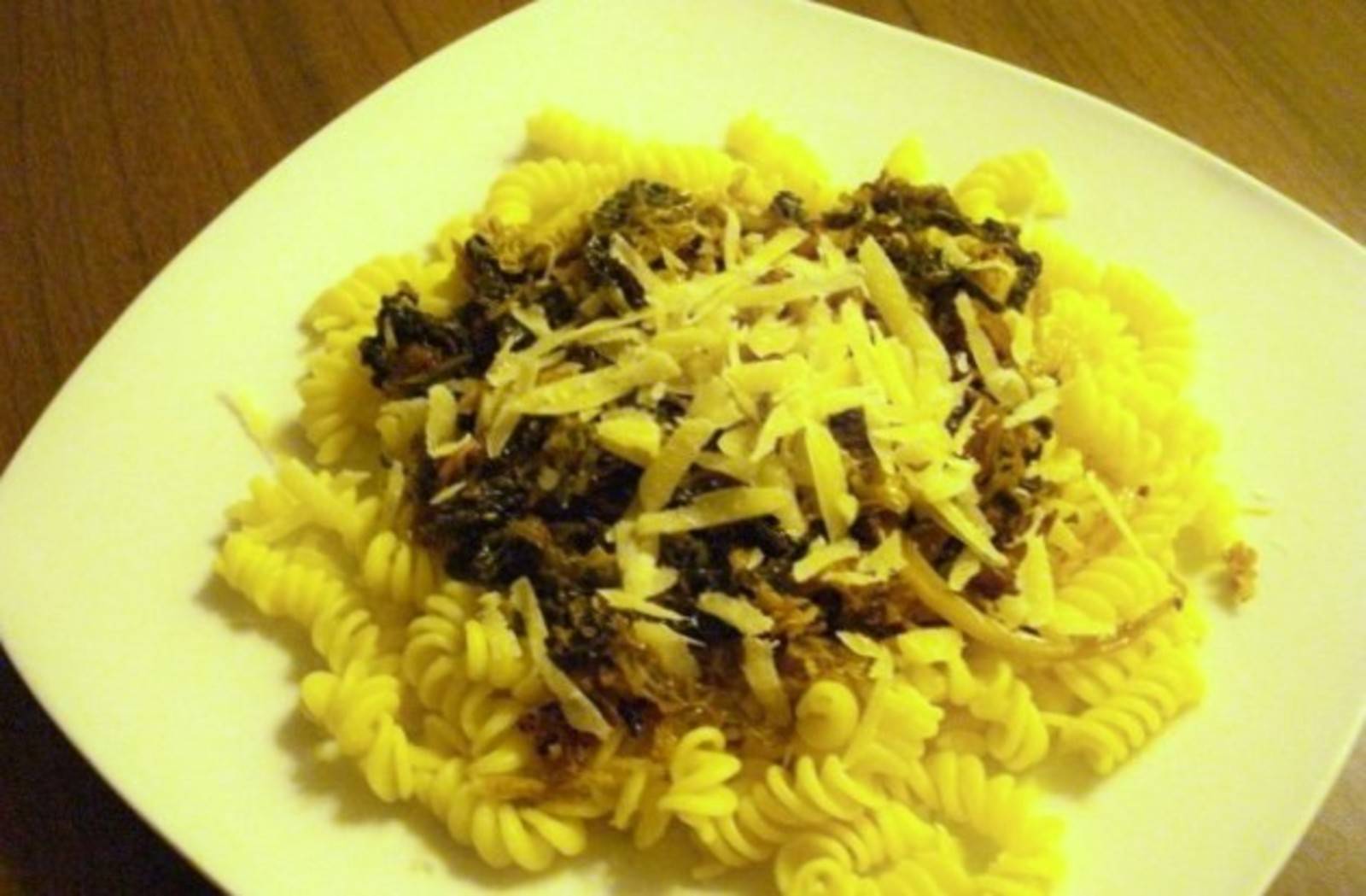 Nudeln mit Kohlgemüse